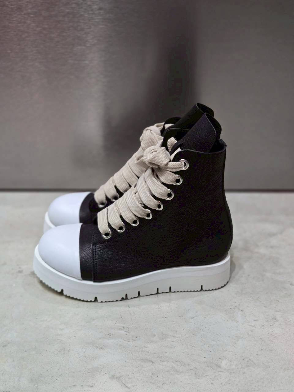 A.F ARTEFACT Boots"Black×White"/スニーカーブーツ"ブラック×ホワイト"