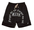 MAYO MESSAGE EMBROIDERY GAME SHORTS BLACK