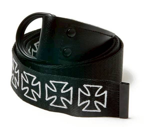 MAYO EMBROIDERY RING BELT BLACK × WHITE