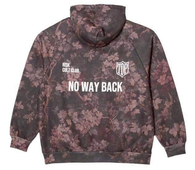 TAIN DOUBLE PUSH MONOGRAM P/O SWEAT HOODIE /FLOWERS