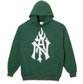 TAIN DOUBLE PUSH MONOGRAM P/O SWEAT HOODIE /GREEN