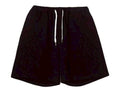 TAIN DOUBLE PUSH MONOGRAM SWEAT SHORTS/BLACK