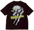 TAIN DOUBLE PUSH FLASH LADY SHORT SLEEVE T-SHIRTS /BLACK