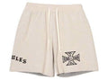 TAIN DOUBLE PUSH ARCH T KNIT SHORTS /GRAY