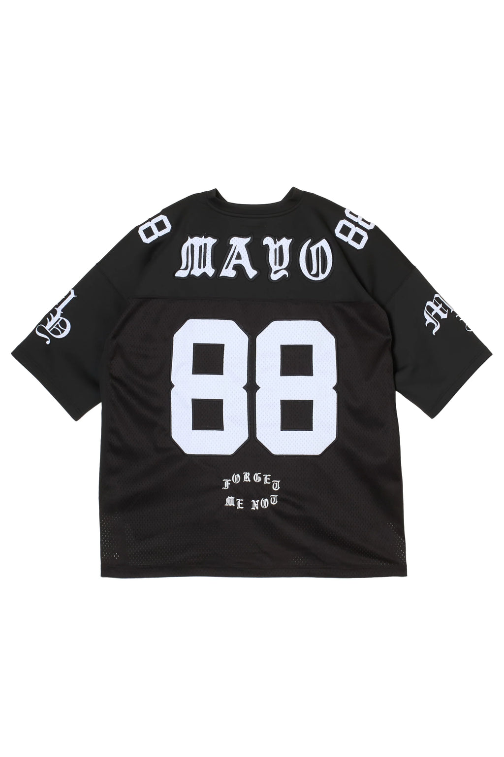 MAYO MESSAGE EMBROIDERY GAME SHORT SLEEVE SHIRT