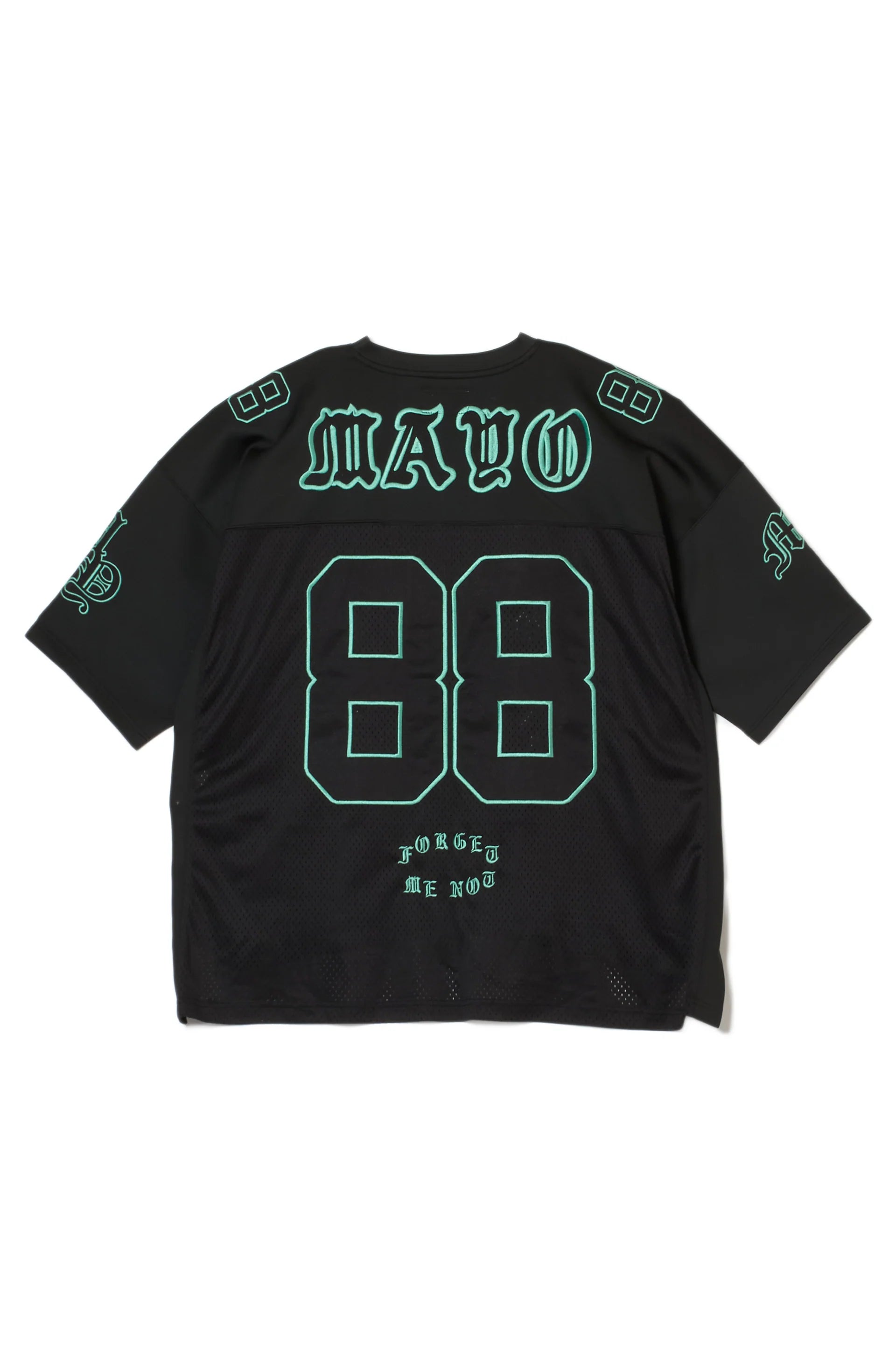 MAYO MESSAGE EMBROIDERY GAME SHORT SLEEVE SHIRT