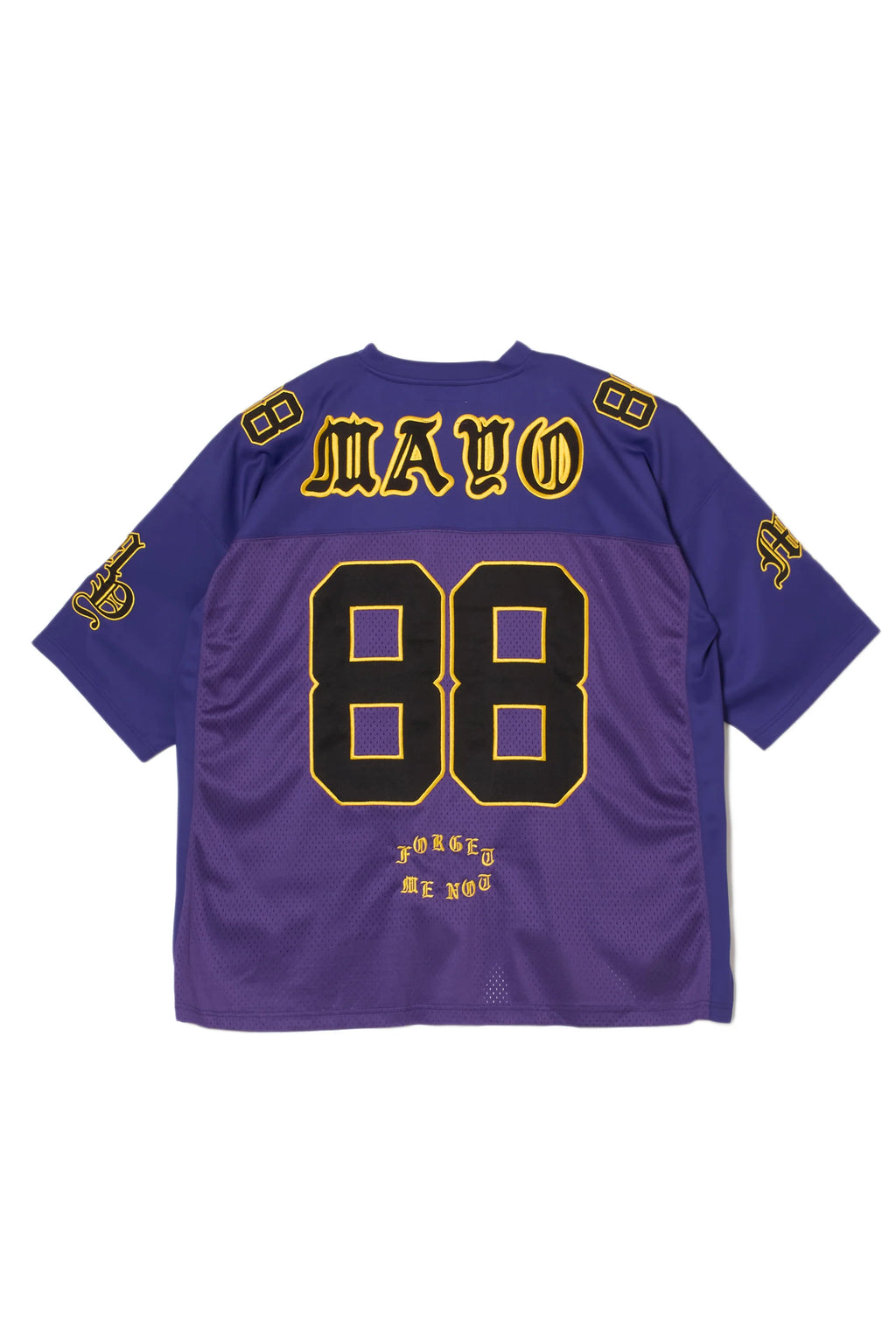 MAYO MESSAGE EMBROIDERY GAME SHORT SLEEVE SHIRT