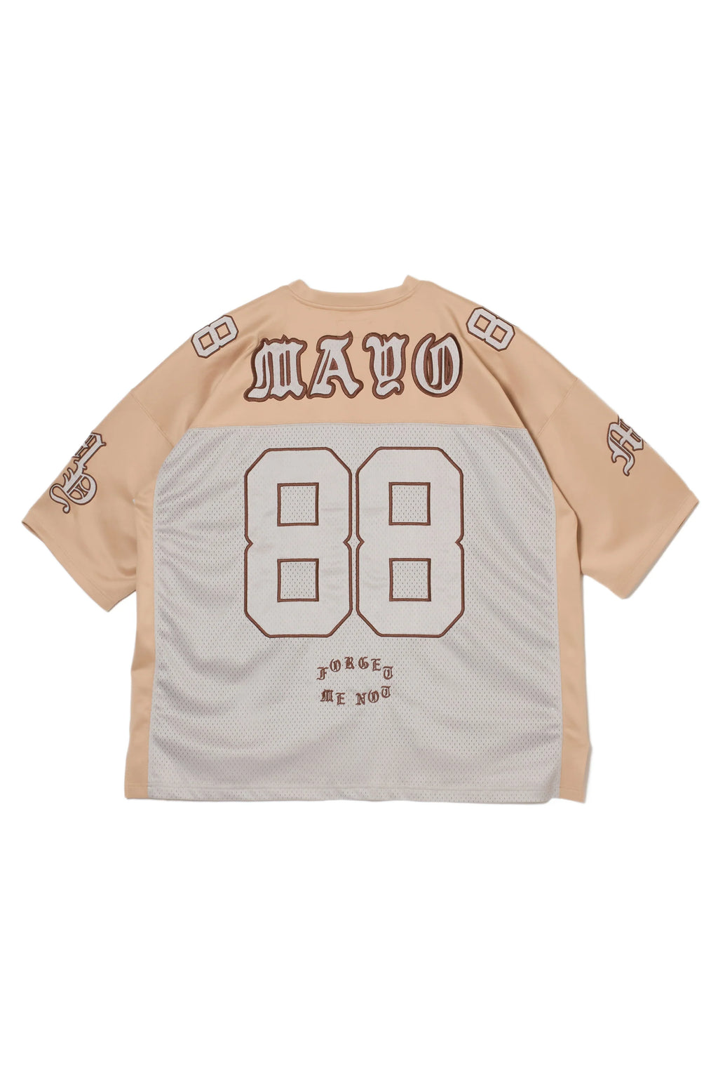 MAYO MESSAGE EMBROIDERY GAME SHORT SLEEVE SHIRT