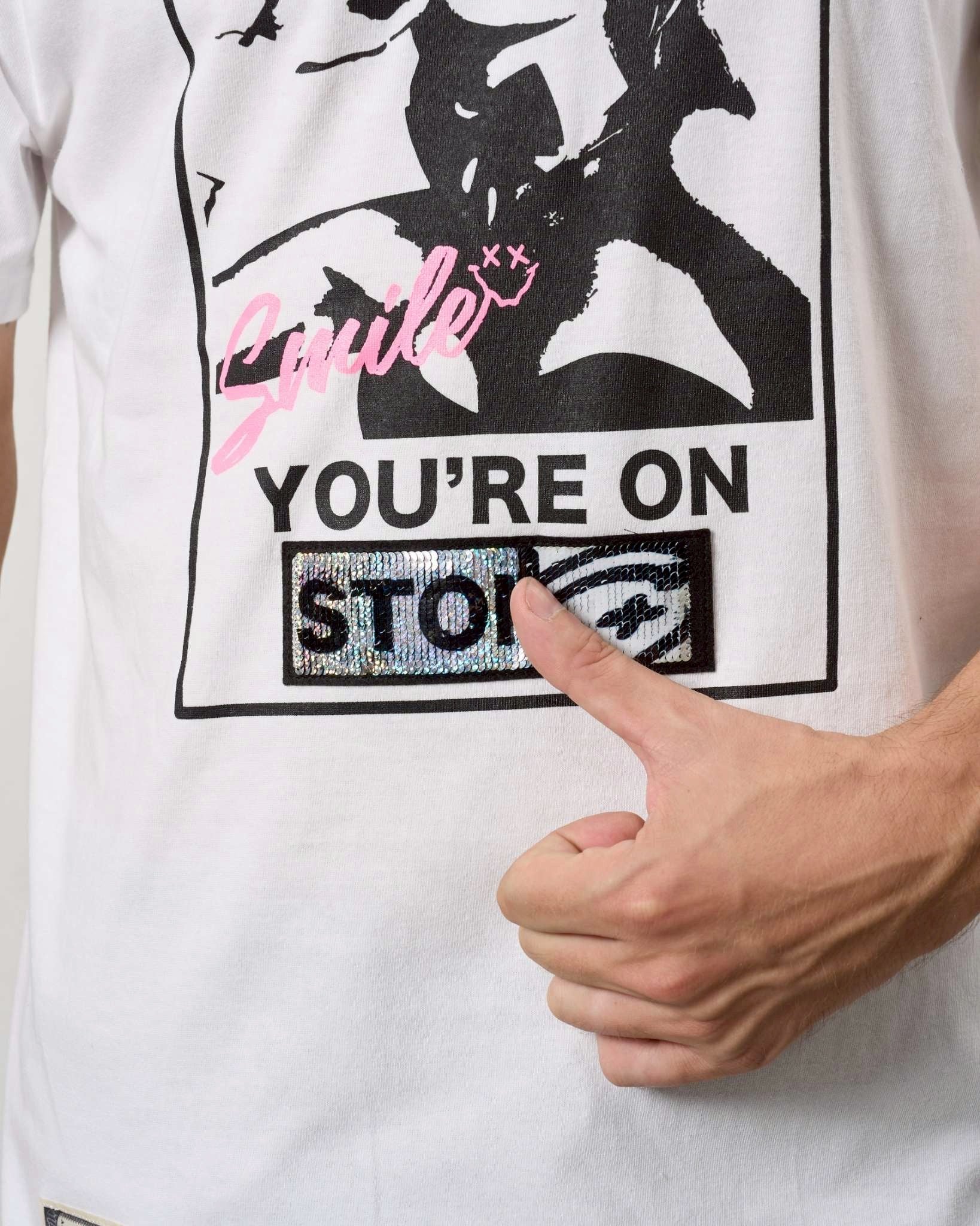 STUDMUFFIN 5.6oz	コットン天竺YOURE  ON STONED シークインSSシャツ　Tシャツ