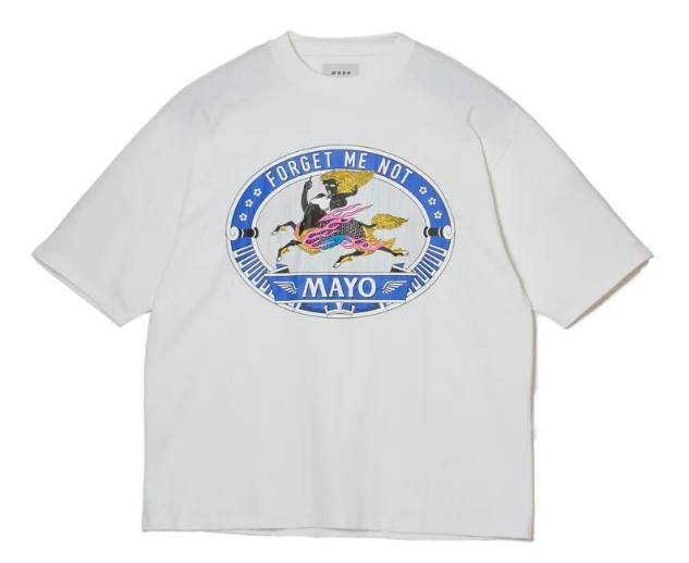 KIRIN GIRL PRINT SHORT SLEEVE TEE WHITE