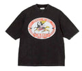 KIRIN GIRL PRINT SHORT SLEEVE TEE FADE BLACK