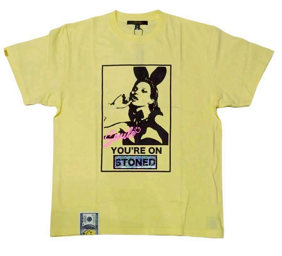STUDMUFFIN 5.6ozコットン天竺YOURE ON STONED シークインSSシャツ