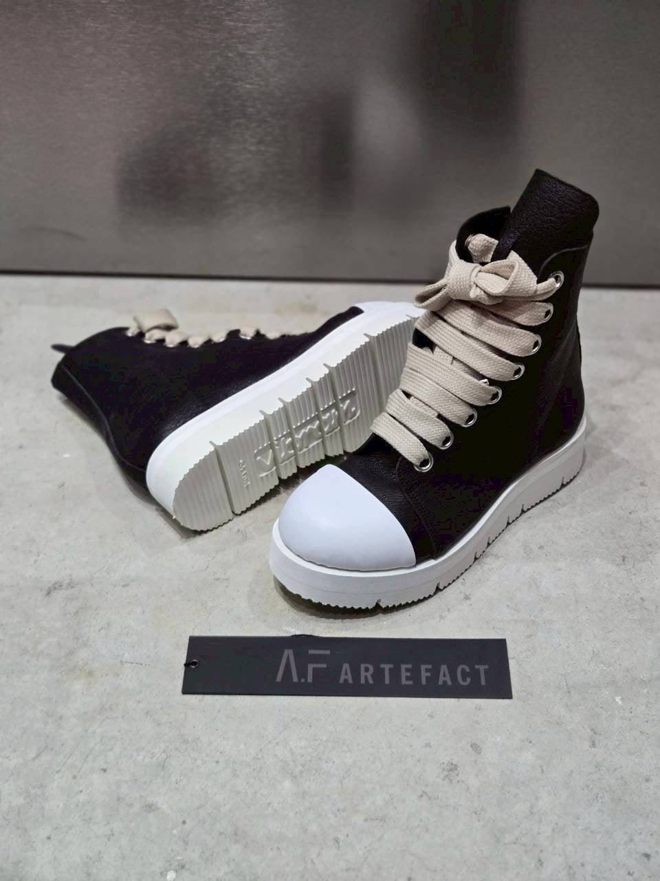 A.F ARTEFACT Boots"Black×White"/スニーカーブーツ"ブラック×ホワイト"
