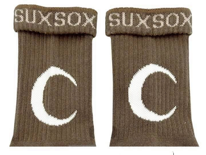 SUXSOX SUN AND MOON / SOCKS / BEIGE