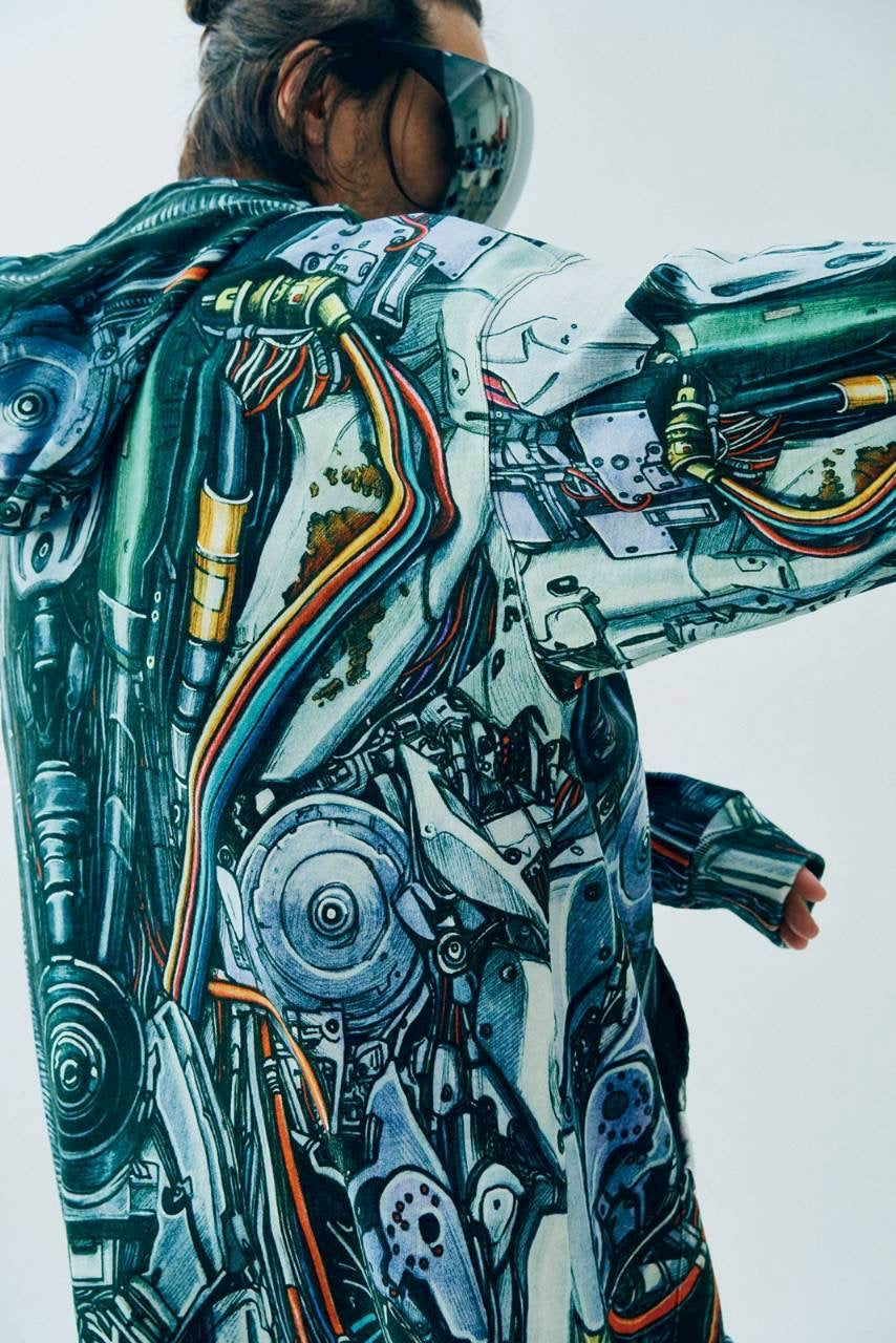 TALKING ABOUT THE ABSTRACTION         26SS パーカー ART REPLICA PARKA2(26SS-PK-007)ROBO