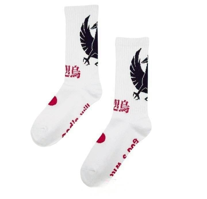 SUXSOX KARASU SOCKS / WHITE
