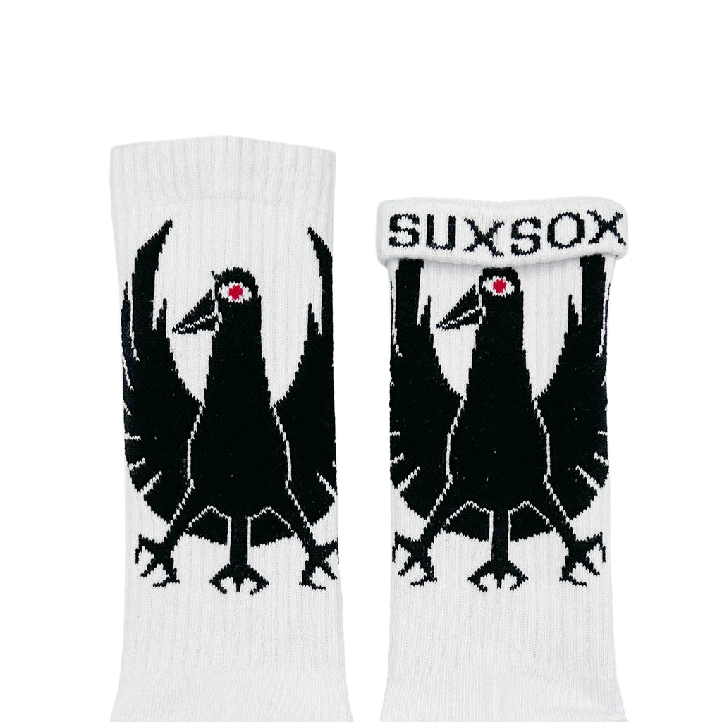SUXSOX KARASU SOCKS / WHITE