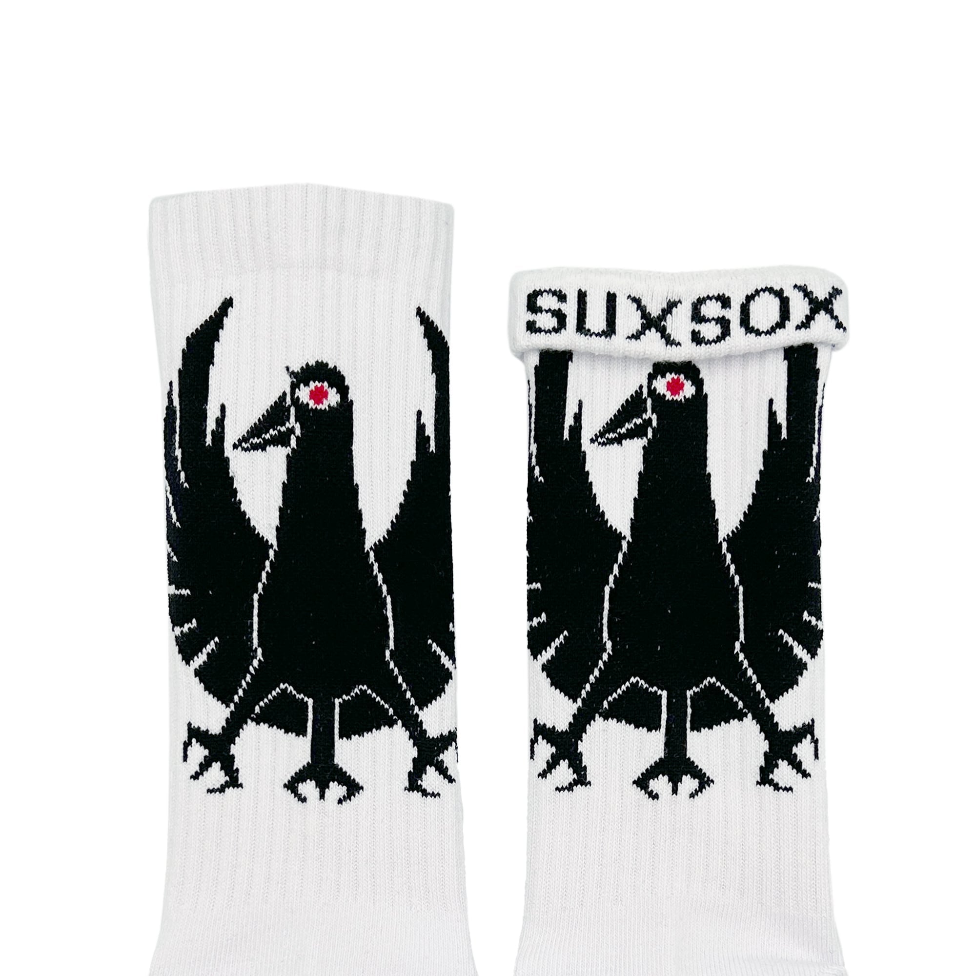 SUXSOX KARASU SOCKS / WHITE