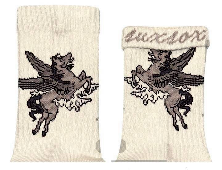 SUXSOX PEGASUS SHORT SOCKS / BEIGE