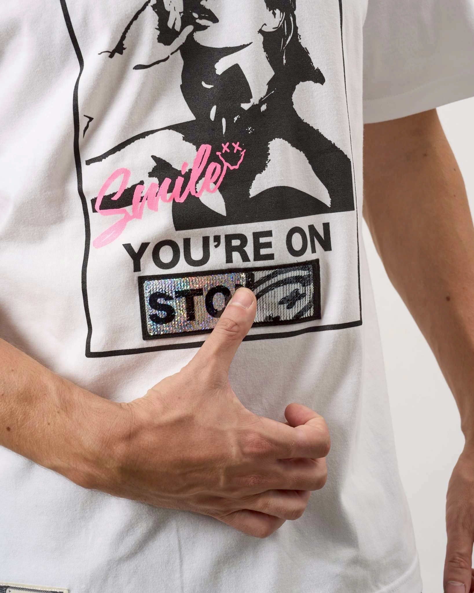 STUDMUFFIN 5.6oz	コットン天竺YOURE  ON STONED シークインSSシャツ　Tシャツ