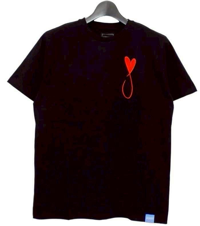 MAISON HONORE Tiphanie Big Logo T-shirt/ Black✖️Red