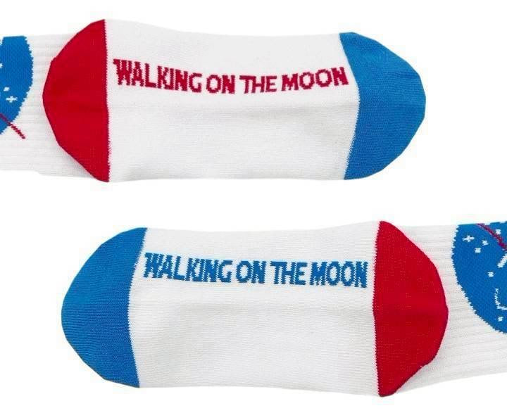 SUXSOX NASA SOCKS / WHITE