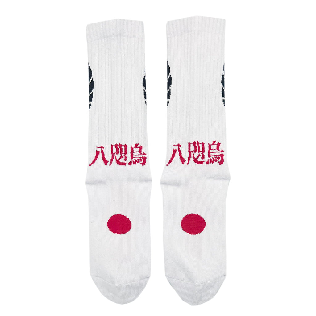 SUXSOX KARASU SOCKS / WHITE