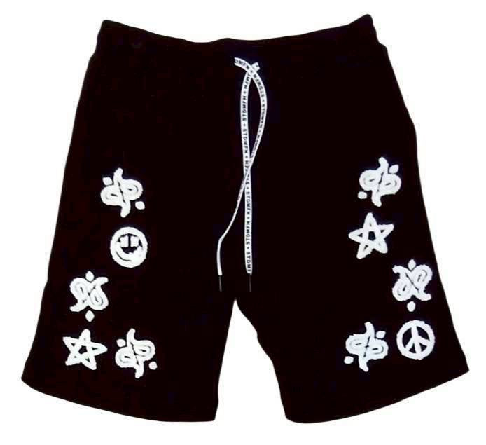 STUD MUFFINコットンワッフルペイズリーサガラショートパンツ