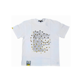 STUDMUFFIN 5.6ozコットン天竺メッセージスター箔プリントSSシャツTシャツ